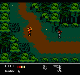 Snake's Revenge (USA) In game screenshot